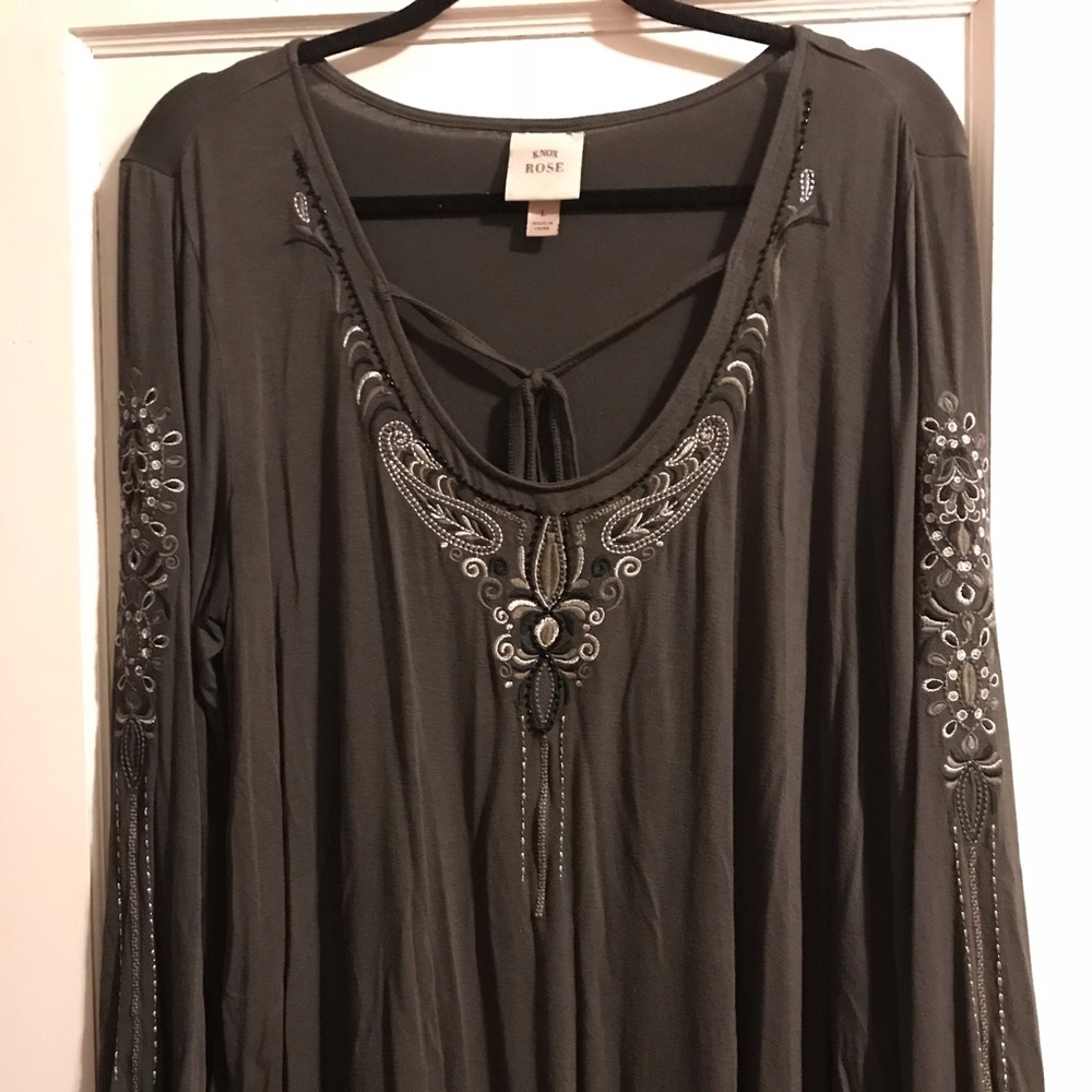 Knox Rose embellished shirt